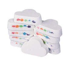 Load image into Gallery viewer, Natural-Rainbow-Bath-Cloud-1